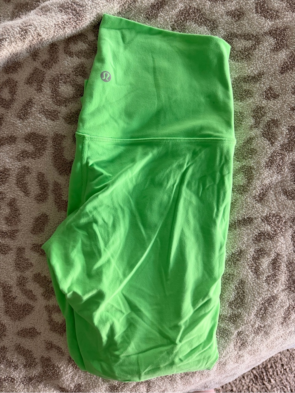 lululemon athletica bright green leggings